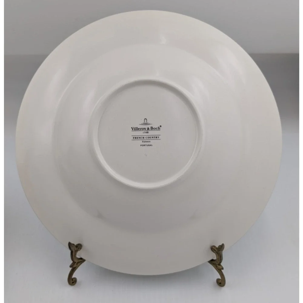 Villeroy & Boch French Country Rimmed Large Pasta Soup Bowl set of 4 11.75